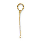 FJC Finejewelers 14k Yellow Gold Gymnastics Floor Charm