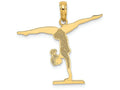 FJC Finejewelers 14k Yellow Gold Gymnastics Floor Charm