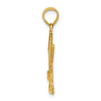 FJC Finejewelers 14k Yellow Gold Golf Club And Ball On #1 Charm