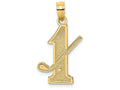 FJC Finejewelers 14k Yellow Gold Golf Club And Ball On #1 Charm
