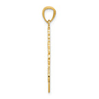 FJC Finejewelers 14k Yellow Gold Bright Cut Cheerleader Charm