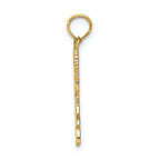FJC Finejewelers 14k Yellow Gold Cheerleader Jumping with Pom-pom's Charm