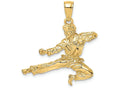 FJC Finejewelers 14k Yellow Gold 3d Karate Man Charm