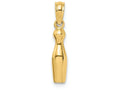 FJC Finejewelers 14k Yellow Gold 3d Bowling Charm