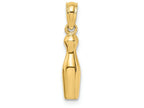 FJC Finejewelers 14k Yellow Gold 3d Bowling Charm