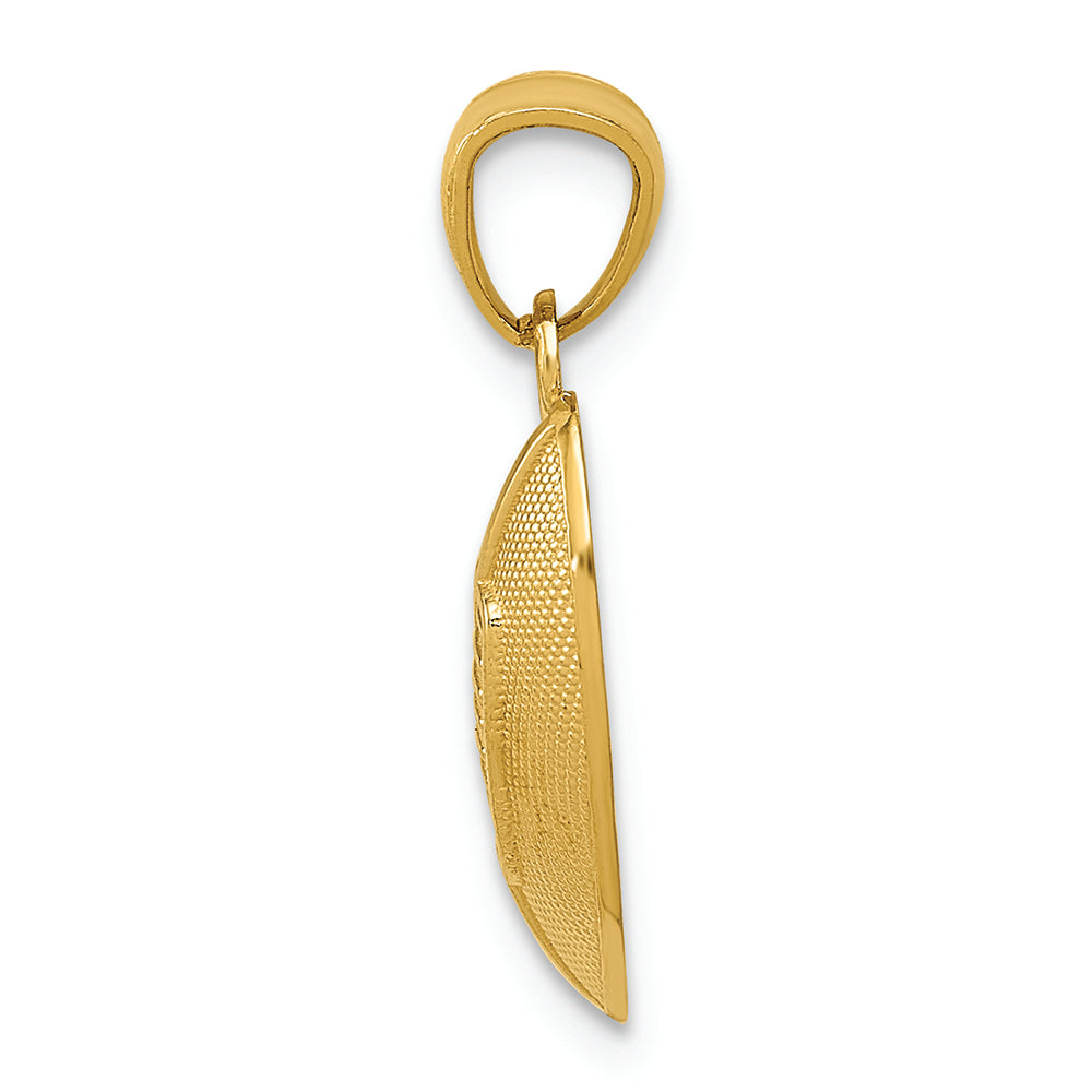 FJC Finejewelers 14k Yellow Gold Football Charm