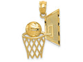 FJC Finejewelers 14k Yellow Gold Basketball Charm