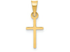 FJC Finejewelers 14k Yellow Gold Polished Cross Charm