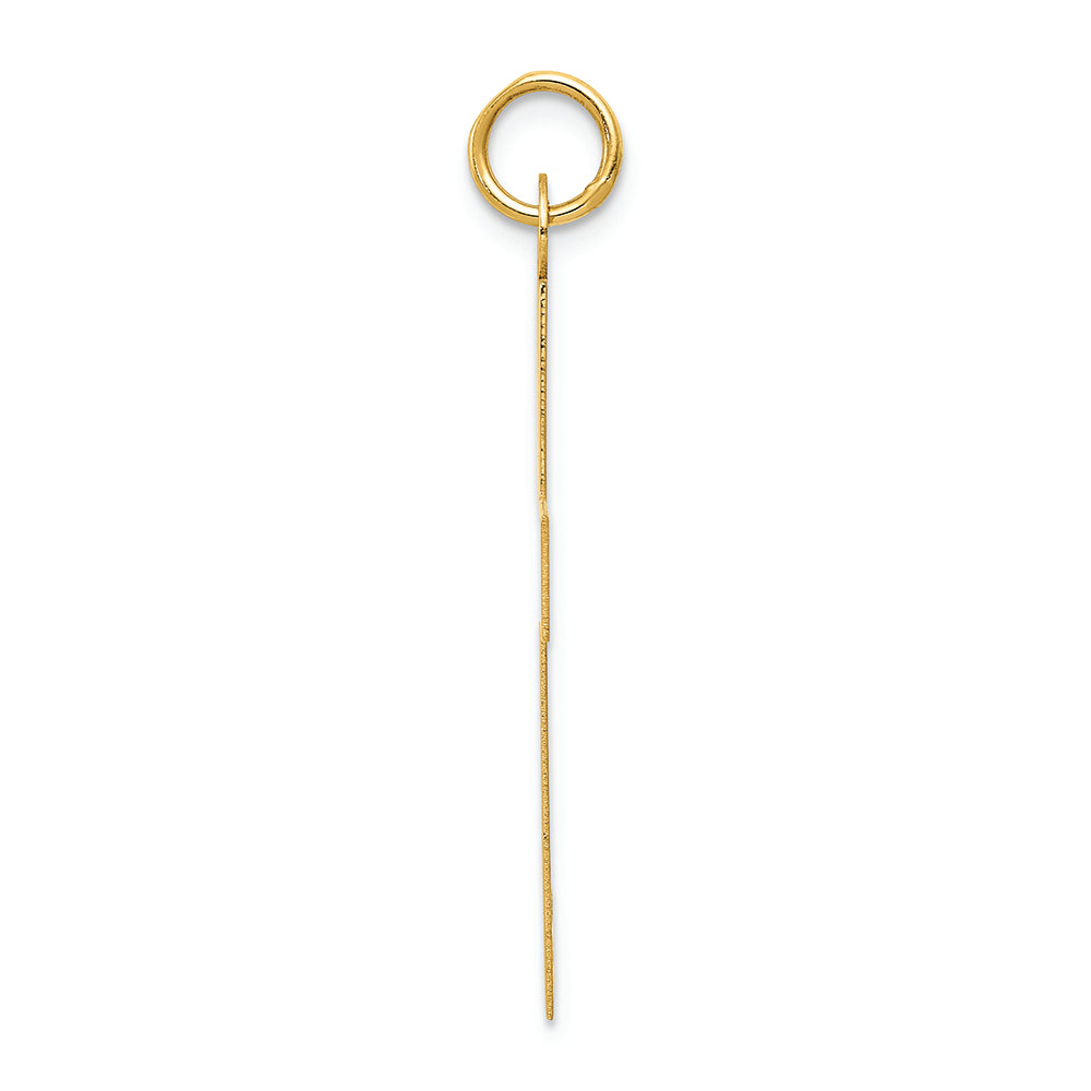 FJC Finejewelers 14k Yellow Gold Polished Cross Charm