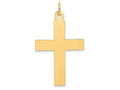 FJC Finejewelers 14k Yellow Gold Polished Cross Charm