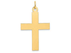 FJC Finejewelers 14k Yellow Gold Polished Cross Charm