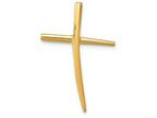 FJC Finejewelers 14k Yellow Gold Polished Cross Charm