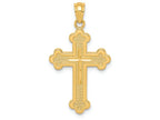 FJC Finejewelers 14k Yellow Gold Budded Cross Charm