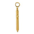 FJC Finejewelers 14k Yellow Gold 3d Hollow Cross Charm