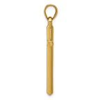 FJC Finejewelers 14k Yellow Gold Polished Hollow Cross Charm