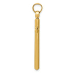 FJC Finejewelers 14k Yellow Gold Polished Hollow Cross Charm
