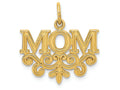 FJC Finejewelers 14k Yellow Gold Mom Charm