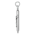 FJC Finejewelers 14k White Gold Crucifix Charm