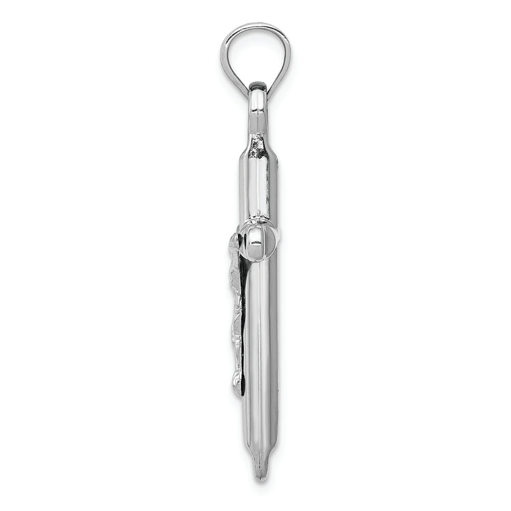 FJC Finejewelers 14k White Gold Crucifix Charm