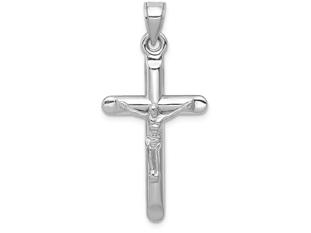 FJC Finejewelers 14k White Gold Crucifix Charm