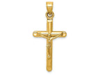 FJC Finejewelers 14k Yellow Gold Hollow Crucifix Charm