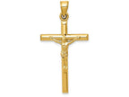 FJC Finejewelers 14k Yellow Gold Hollow Crucifix Charm