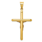 FJC Finejewelers 14k Yellow Gold Polished Hollow Crucifix Charm