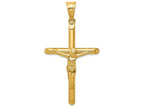 FJC Finejewelers 14k Yellow Gold Polished Hollow Crucifix Charm