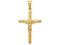 FJC Finejewelers 14k Yellow Gold Polished Hollow Crucifix Charm