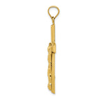 FJC Finejewelers 14k Yellow Gold Polished Crucifix Charm