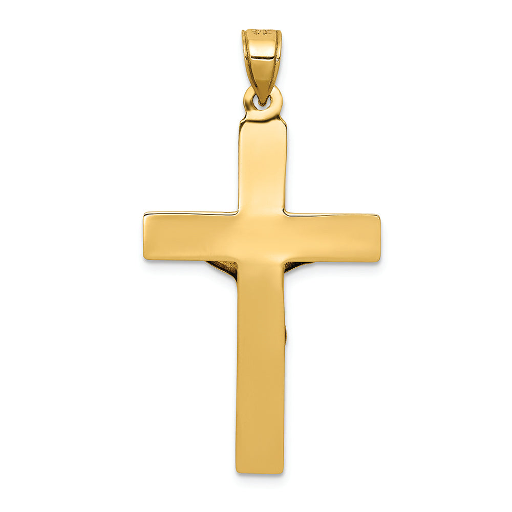 FJC Finejewelers 14k Yellow Gold Polished Crucifix Charm