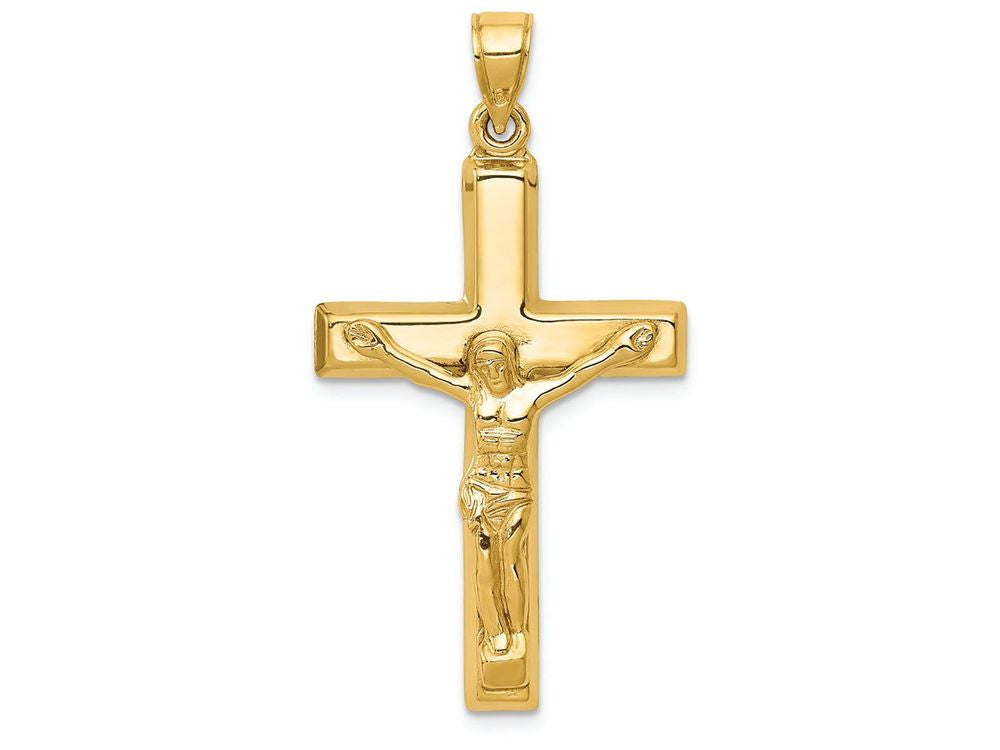 FJC Finejewelers 14k Yellow Gold Polished Crucifix Charm
