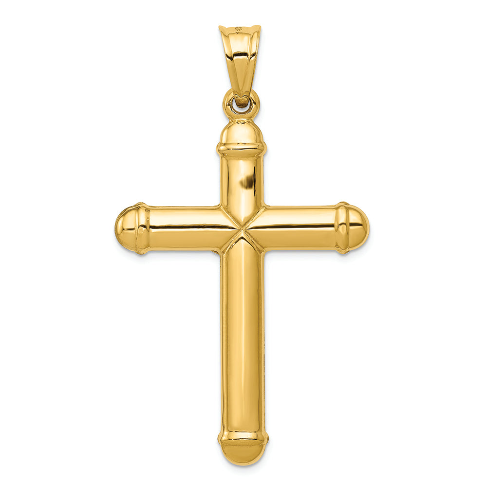 FJC Finejewelers 14k Yellow Gold Reversible Crucifixcross Charm