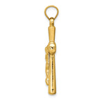 FJC Finejewelers 14k Yellow Gold Reversible Crucifixcross Charm