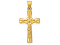 FJC Finejewelers 14k Yellow Gold Reversible Crucifixcross Charm