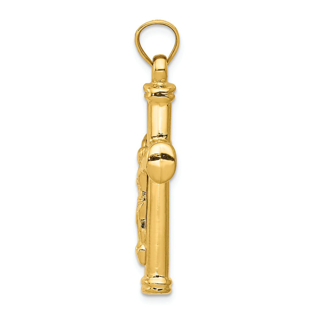 FJC Finejewelers 14k Yellow Gold Reversible Crucifixcross Charm