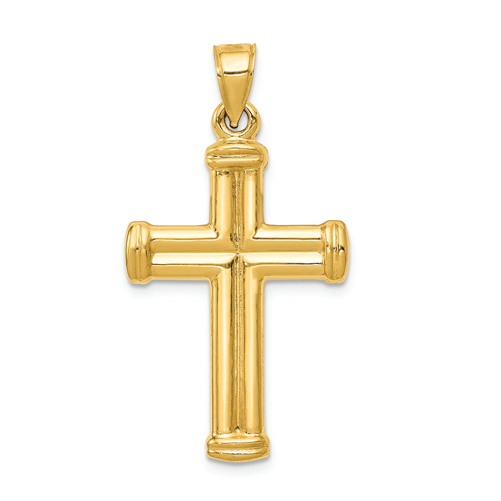 FJC Finejewelers 14k Yellow Gold Reversible Crucifixcross Charm