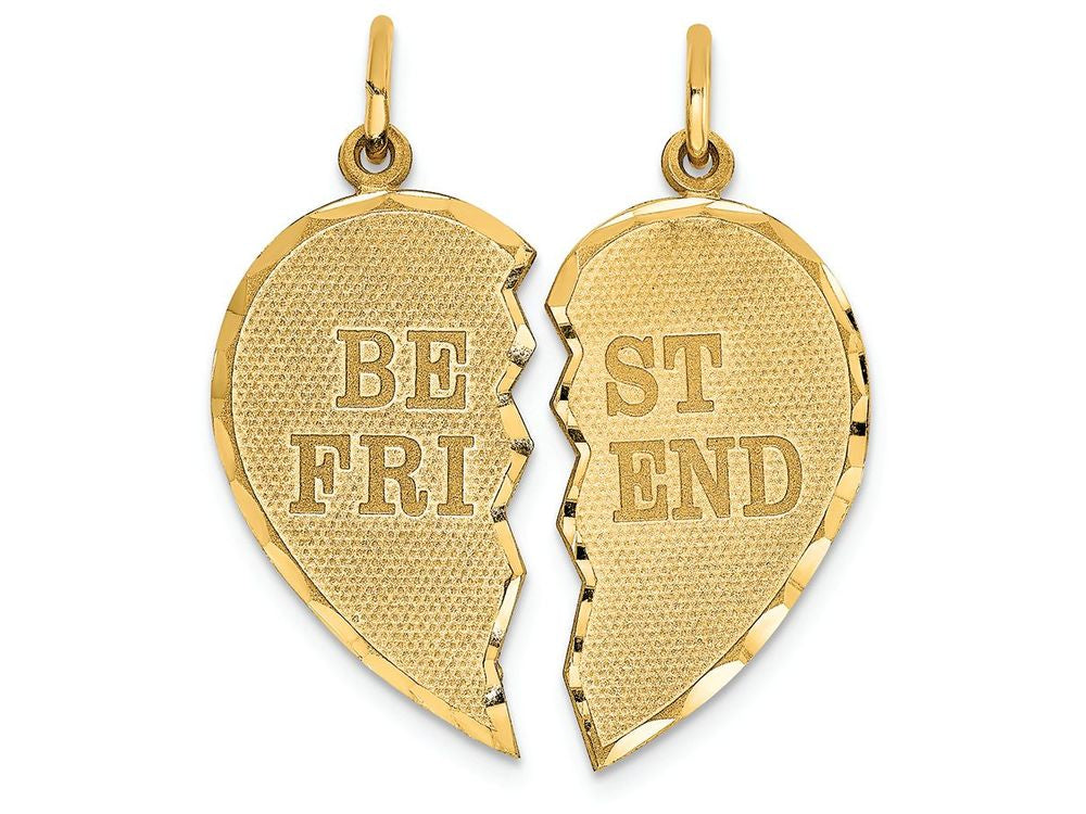 FJC Finejewelers 14k Yellow Gold Best Friend 2-piece Charm