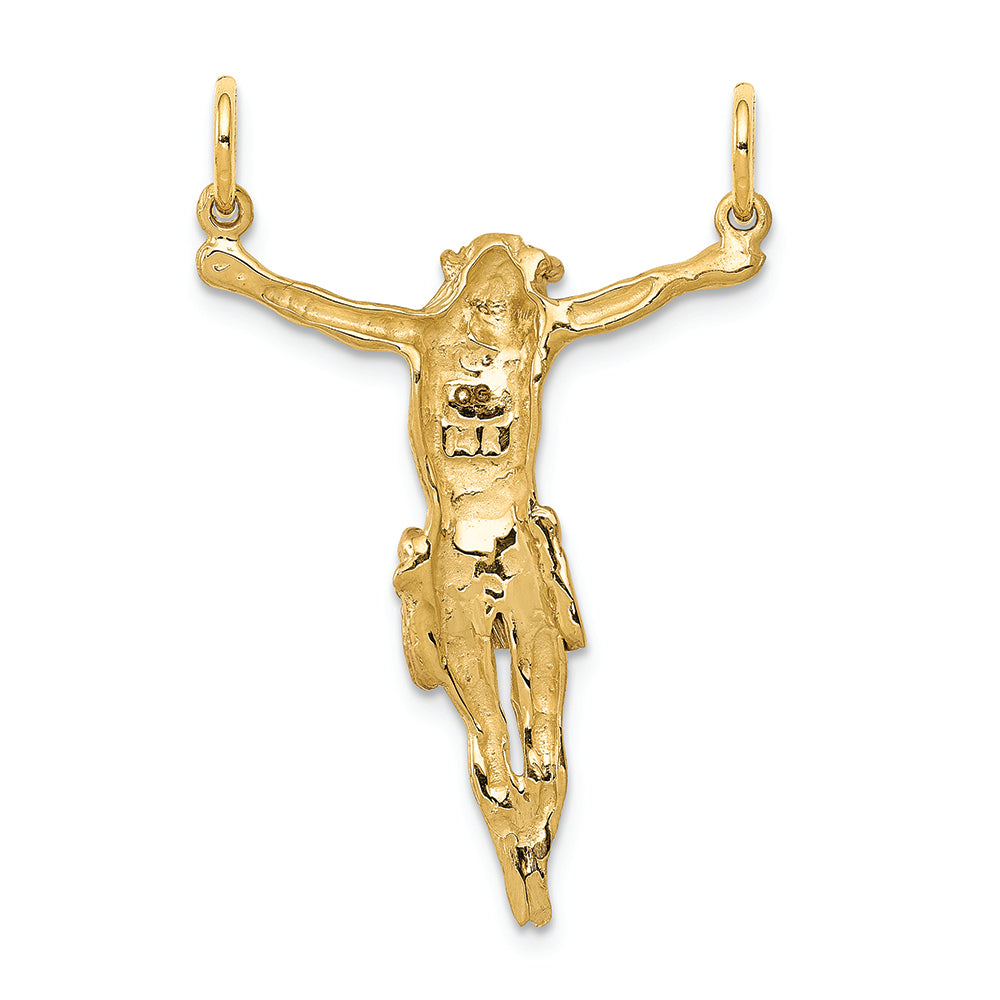 FJC Finejewelers 14k Two-tone Gold Rose Corpus Charm