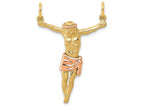 FJC Finejewelers 14k Two-tone Gold Rose Corpus Charm