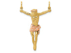 FJC Finejewelers 14k Two-tone Gold Rose Corpus Charm