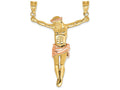 FJC Finejewelers 14k Two-tone Gold Rose Corpus Charm