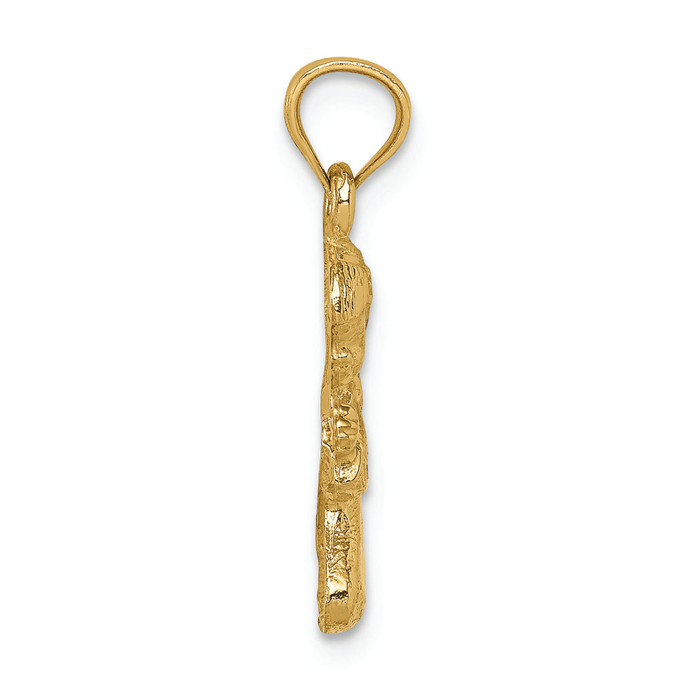 FJC Finejewelers 14k Yellow Gold Praying Girl Charm