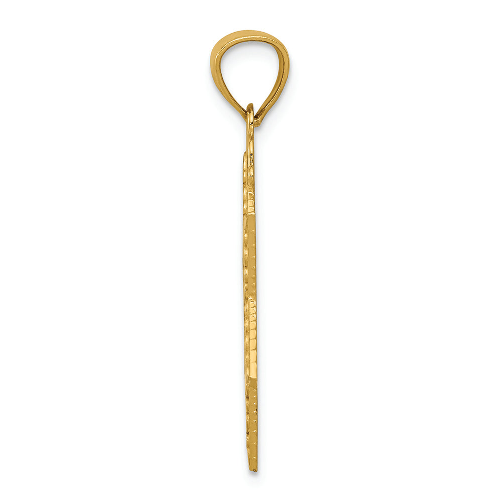 FJC Finejewelers 14k Yellow Gold Bright Cut Star Of David Charm