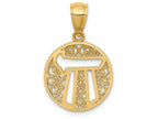 FJC Finejewelers 14k Yellow Gold Filigree Circle Chai Charm