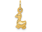 FJC Finejewelers 14k Yellow Gold Duck Charm