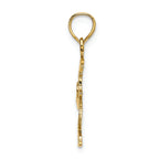 FJC Finejewelers 14k Yellow Gold Ice Skater Jumping Charm