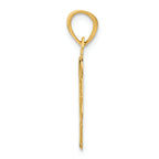 FJC Finejewelers 14k Yellow Gold #1 Soccer Story with Cleats And Ball Charm