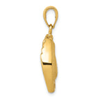 FJC Finejewelers 14k Yellow Gold Baseball Glove And Ball Charm