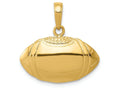 FJC Finejewelers 14k Yellow Gold Football Profile Charm